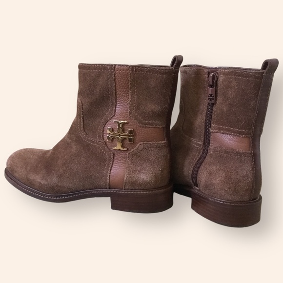 Tory Burch Alaina Suede Ankle Boots - Picture 3 of 16